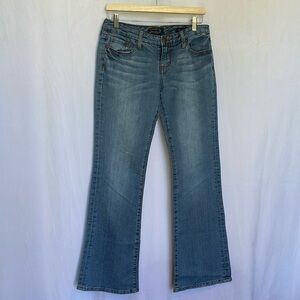 Seven7 Jeans Women's Low Rise Flared Size 29 Boho Bell Bottoms 70s Retro